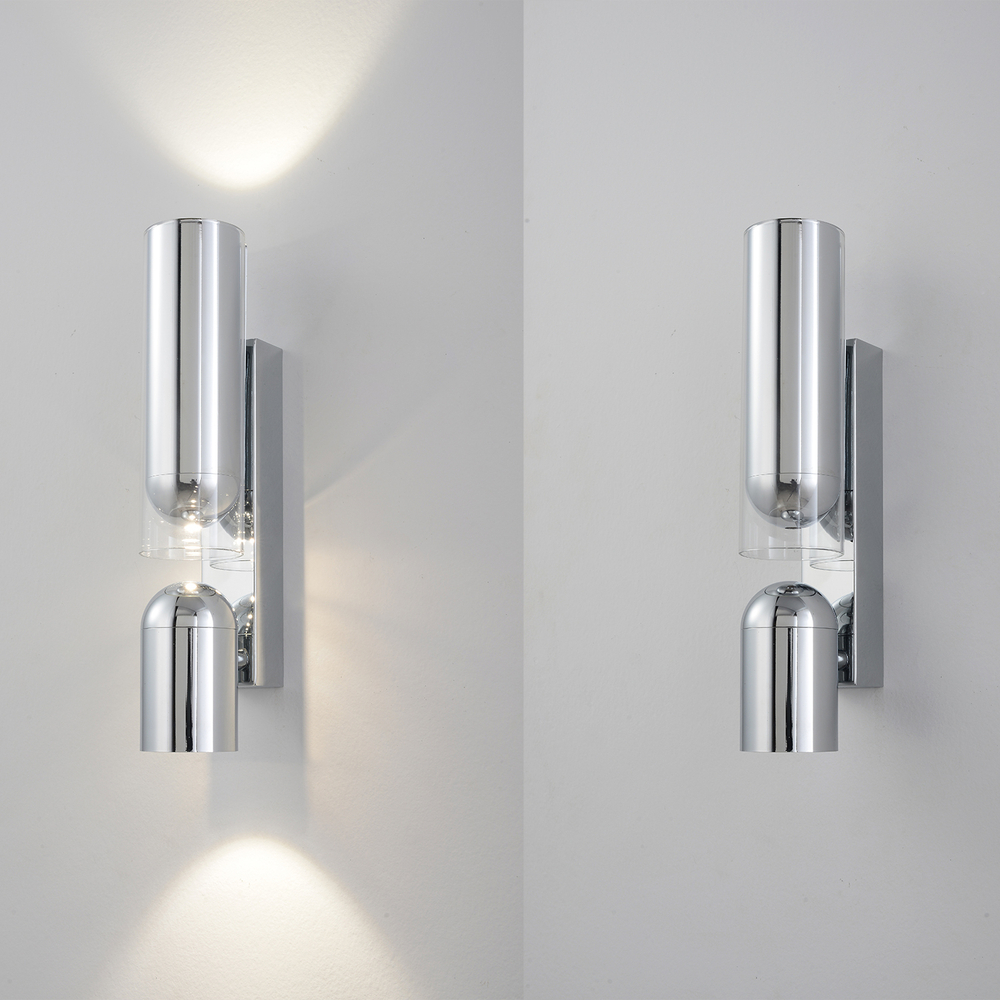 Настенный светодиодный светильник Crystal Lux VENTO AP15W LED CHROME