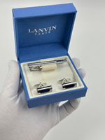 Комплект из запонок и зажима для галстука Lanvin