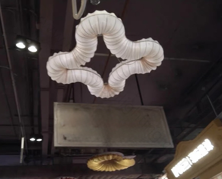 Chandelier design lamp Rotini by Aqua Creations Studio