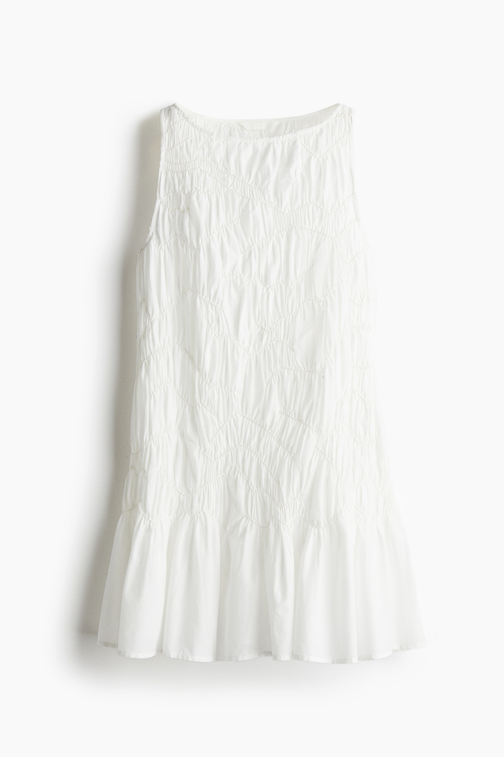 Хлопковое платье со сборками - H&M