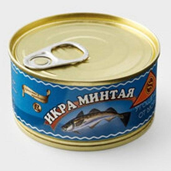 Икра минтая угощение от моря 125г.