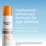 Eucerin, Age Defense, лёгкий солнцезащитный лосьон для лица, SPF 50, без отдушек, 75 мл
