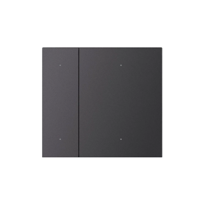 INTELLIGENT ARLIGHT Накладка панели KNX-23-2G-SUF Dark Grey (Backlight) (IARL, IP20 Металл, 2 года)