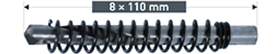 Коронка с твердосплавными напайками Karnasch Power-Max 60 Ø25×60 мм, арт. 20.1121A-025