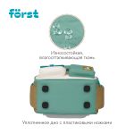 Ранец Först F-Style "Green" 38*26,5*16 см, 1 отделение, 6 карманов, анатомическая спинка