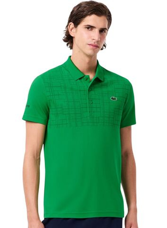 Мужское теннисное поло Lacoste Tennis x Novak Djokovic - pine green