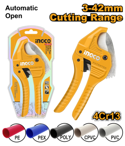 Ножницы для резки ПВХ труб INGCO HPCS05428 3-42 мм