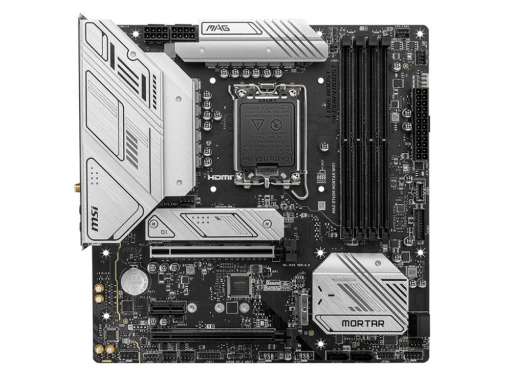 Материнская плата MSI Mag B760m Mortar Wifi, Socket LGA 1700, Intel B760, mATX, RTL