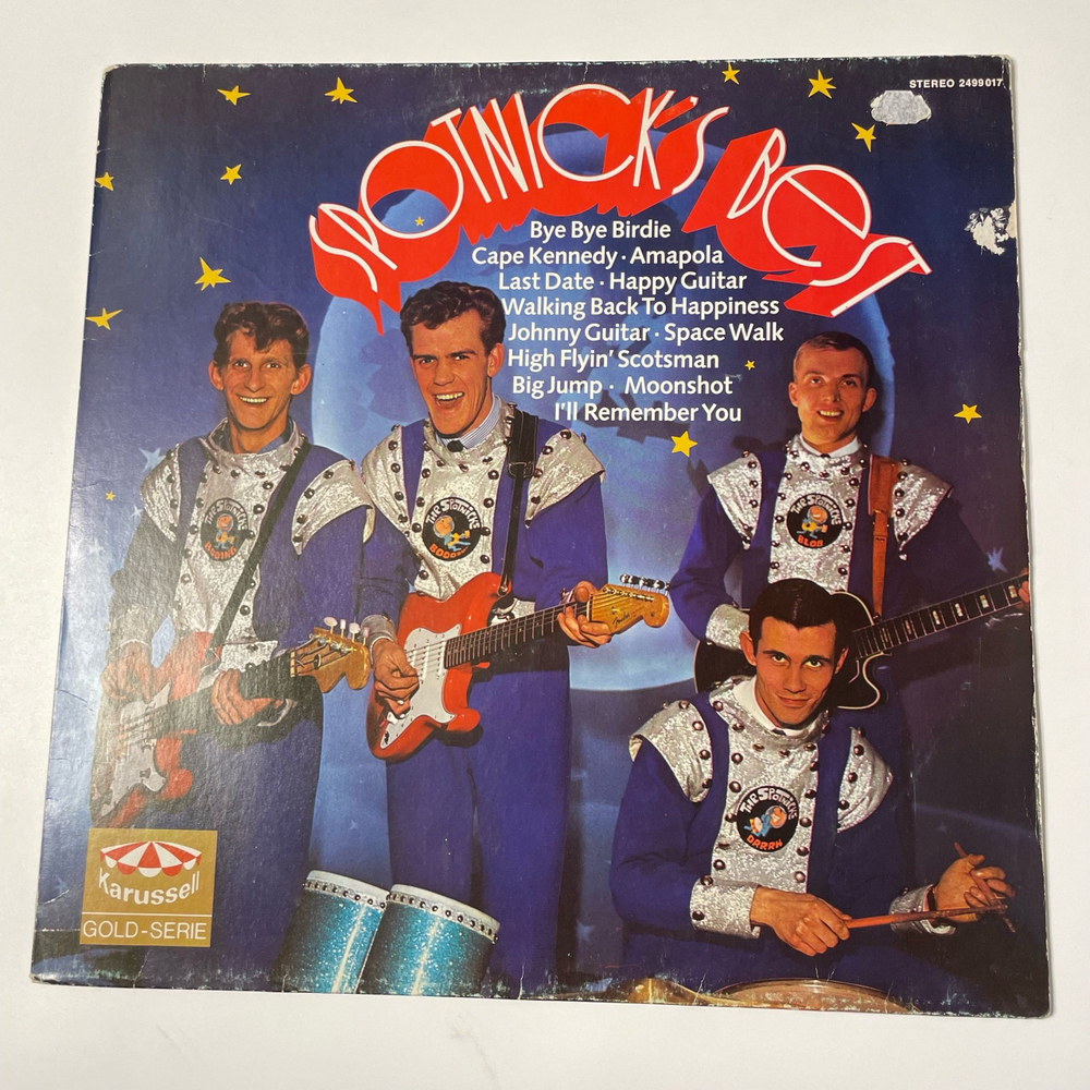 Винтажная виниловая пластинка LP The Spotnicks, Spotnick's Best (Германия 1971)