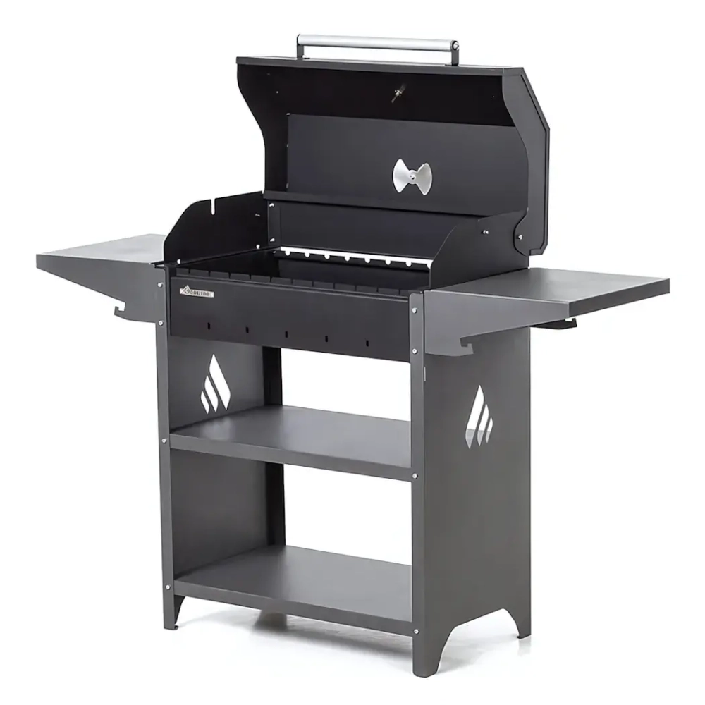 Мангал-гриль стационарный Family Standart BBQ FSB 2000, 133*44*96 см