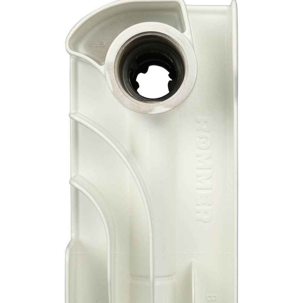 ROMMER Profi BM 350 (BI350-80-80-130)  6 секций радиатор биметаллический (RAL9016)