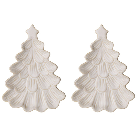 НАБОР СЕРВИРОВОЧНЫХ БЛЮД КОЛЛЕКЦИЯ "PINE CONES", 2 ШТ. / 18,2*13,3*2 СМ