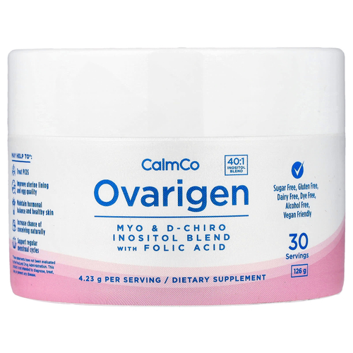 Colic Calm, Ovarigen, смесь мио- и D-хироинозитола с фолиевой кислотой, 126 г