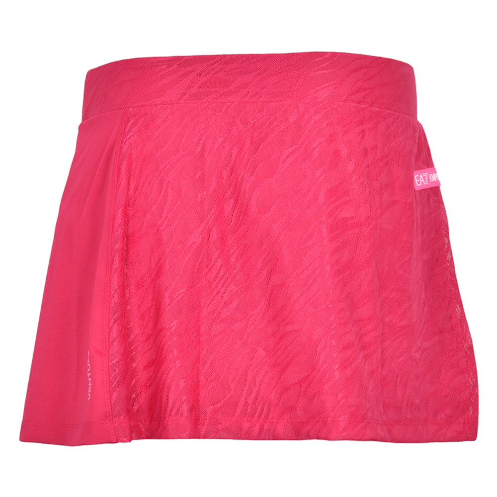 Теннисная юбка EA7 Woman Jersey Miniskirt - Розовый