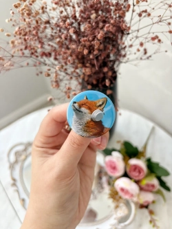 Значки на рюкзак лиса эстетика