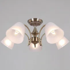 Потолочная люстра  IL0910-5CSQ-26 AB ELITE ILLUMICO
