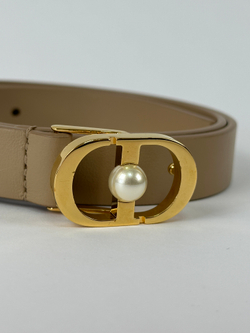 Ремень Christian Dior 30 Montaigne Jolie Pearl