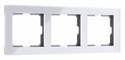 Рамка на 3 поста Werkel Acrylic (белый) W0032701