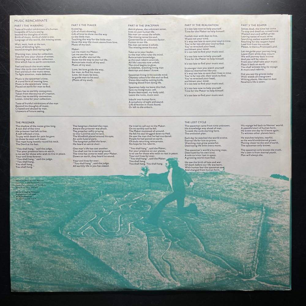 Rick Wakeman And The English Rock Ensemble ‎– No Earthly Connection (США 1976г.)