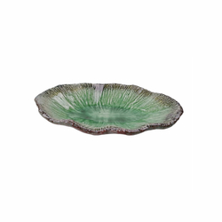 Тарелка для закусок 28х19см Roomers Tableware green 284005-2