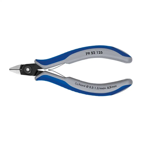 Прецизионные кусачки боковые для электроники чернёные 125 мм Knipex 79 52 125