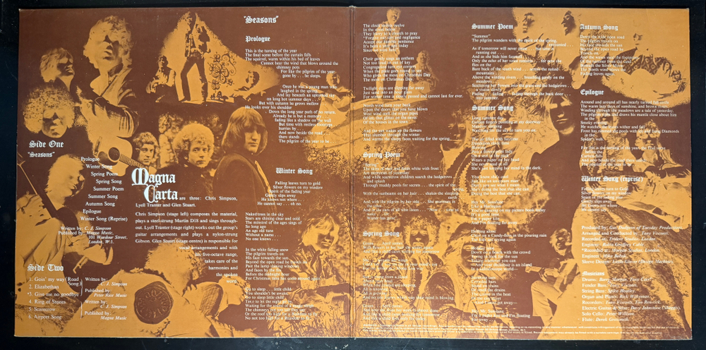 Виниловая пластинка Magna Carta ‎– Seasons LP