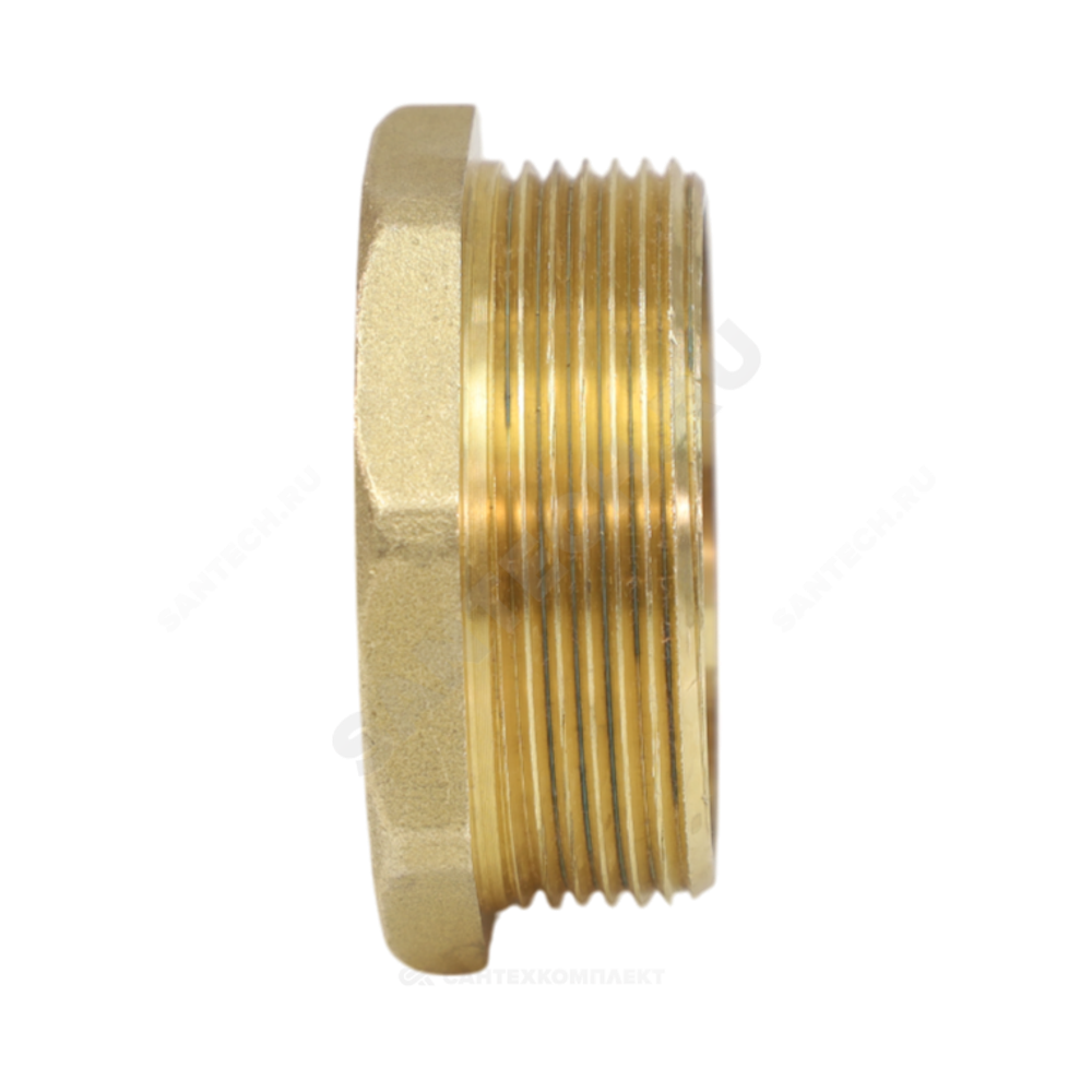 Заглушка латунь Ду 40 (1 1/2") НР VALFEX VF.583.L.112
