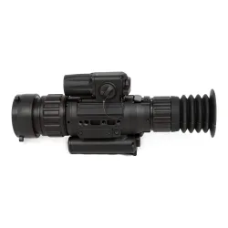 Тепловизионный прицел FORTUNA General 2 50L3 R LRF 1500/ Фортуна Генерал 2 50Л 3 Р ЛРФ - вид сбоку со стороны батарейного ...