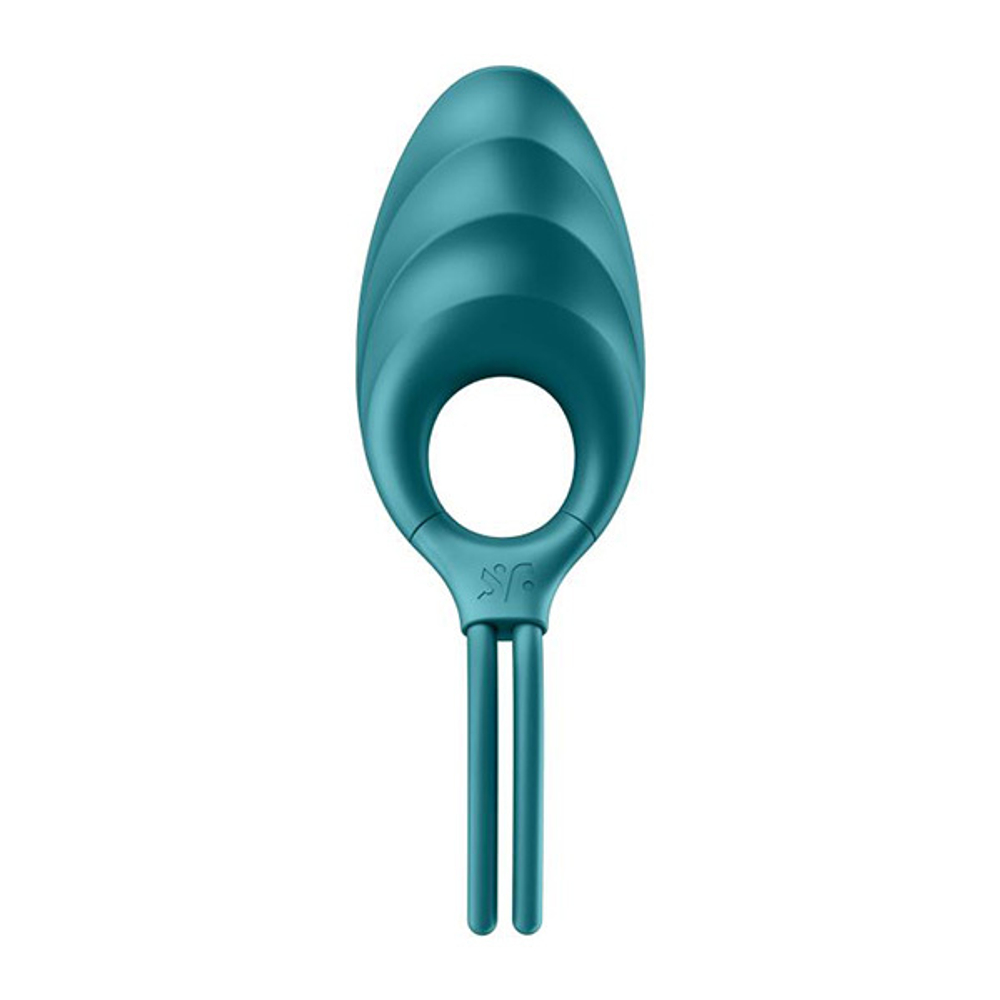 Зеленое эрекционное лассо 2,5см с вибрацией Satisfyer Swordsman Green