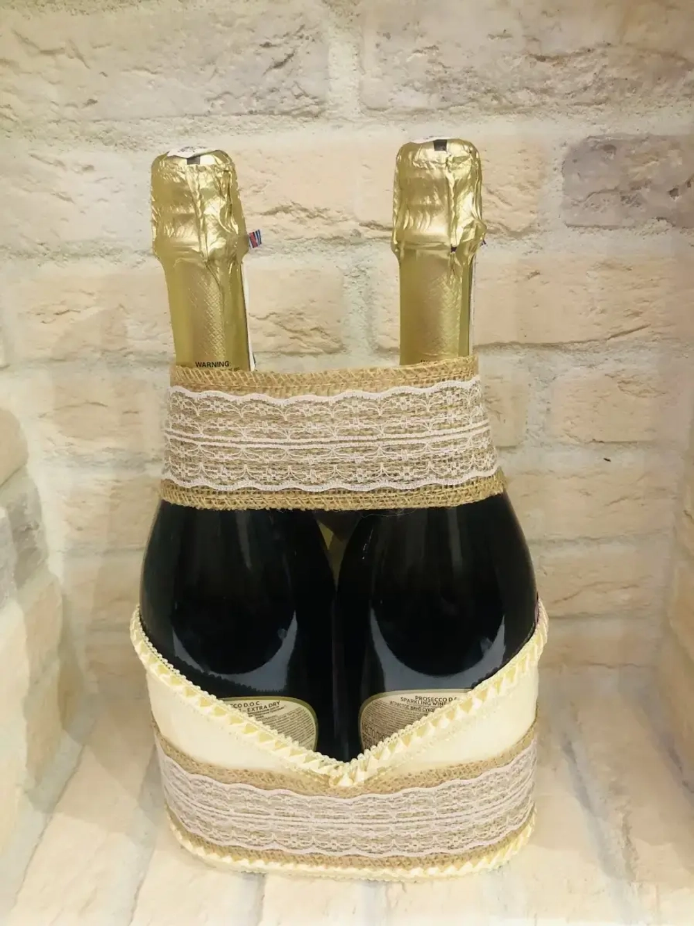 Украшение на шампанское