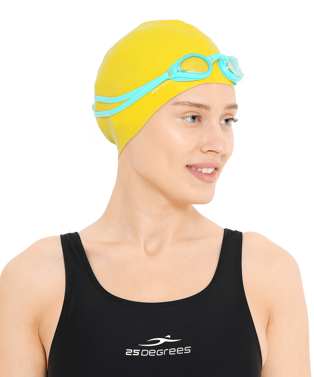 Шапочка для плавания Nuance Yellow, силикон