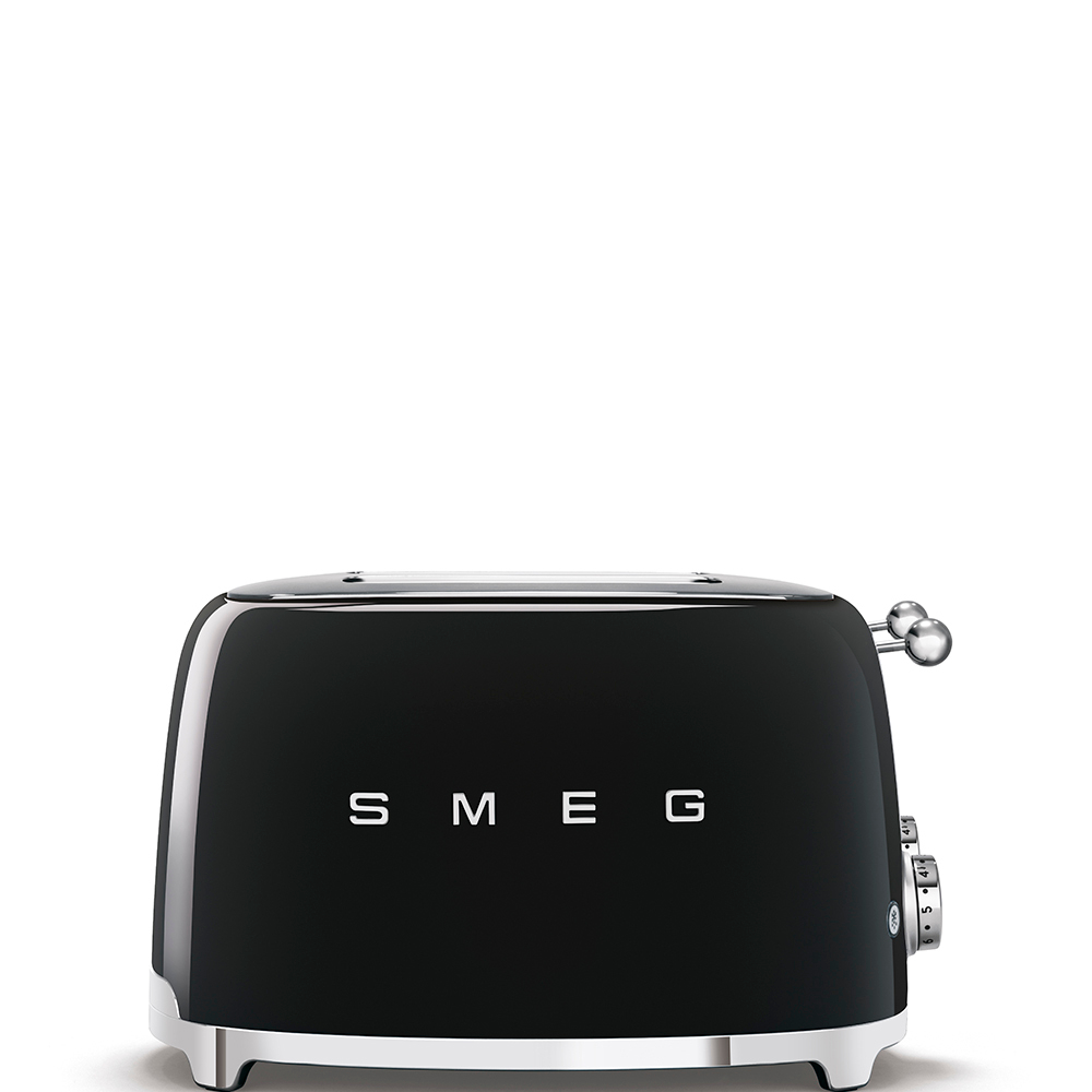 Тостер Smeg Стиль 50-х годов для 4 тостов TSF03BLEU черный