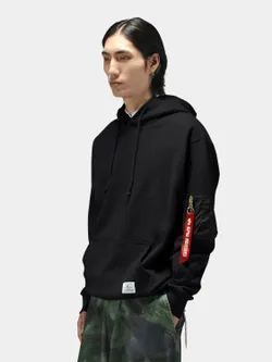 Толстовка мужская ALPHA INDUSTRIES UTILITY POCKET HOODIE RELAXED FIT SWEATSHIRT