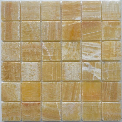 Мозаика PIX307  из оникса Honey onyx (48x48)