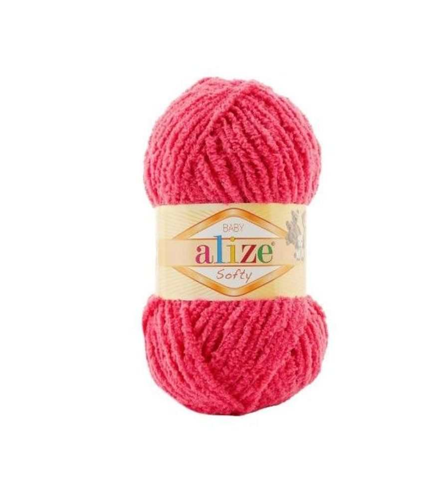 ALIZE "SOFTY" 100% Микрополиэстер, 50 гр., 115 м, Малиновый