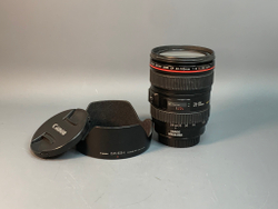 Canon EF 24-105mm 4L IS USM царапины на передней линзе