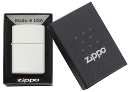 Зажигалка ZIPPO 214 White Matte