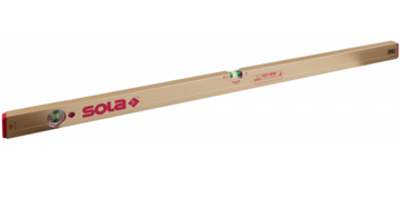 Уровень алюминиевый AZ 120 L=120 см 2 глазка Sola 01161401