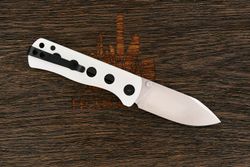 Нож складной QSP QS150-G1 Canary Folder, клинок 72мм, сталь Sandvik 14C28N, рукоять G10 белый