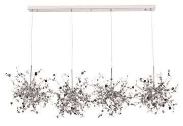 Подвесная  люстра G9 LED Garden SP3х4 L1600 Chrome хром Crystal Lux