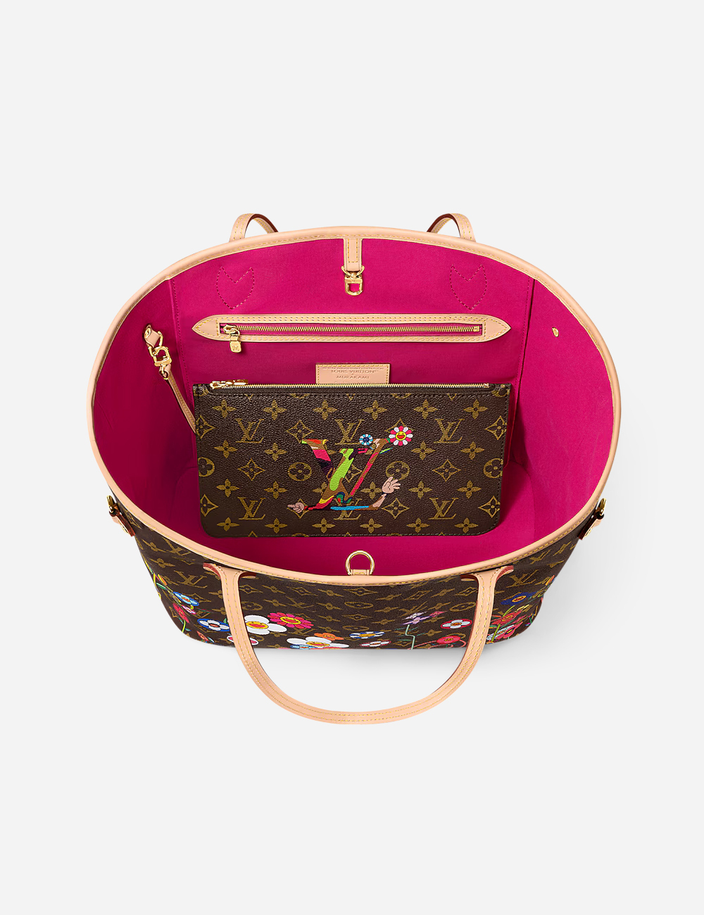 Сумка Louis Vuitton x Takashi Murakami Neverfull MM (M13271)