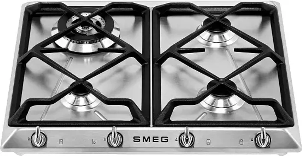 Встраиваемая газовая варочная панель Smeg SR964XGH