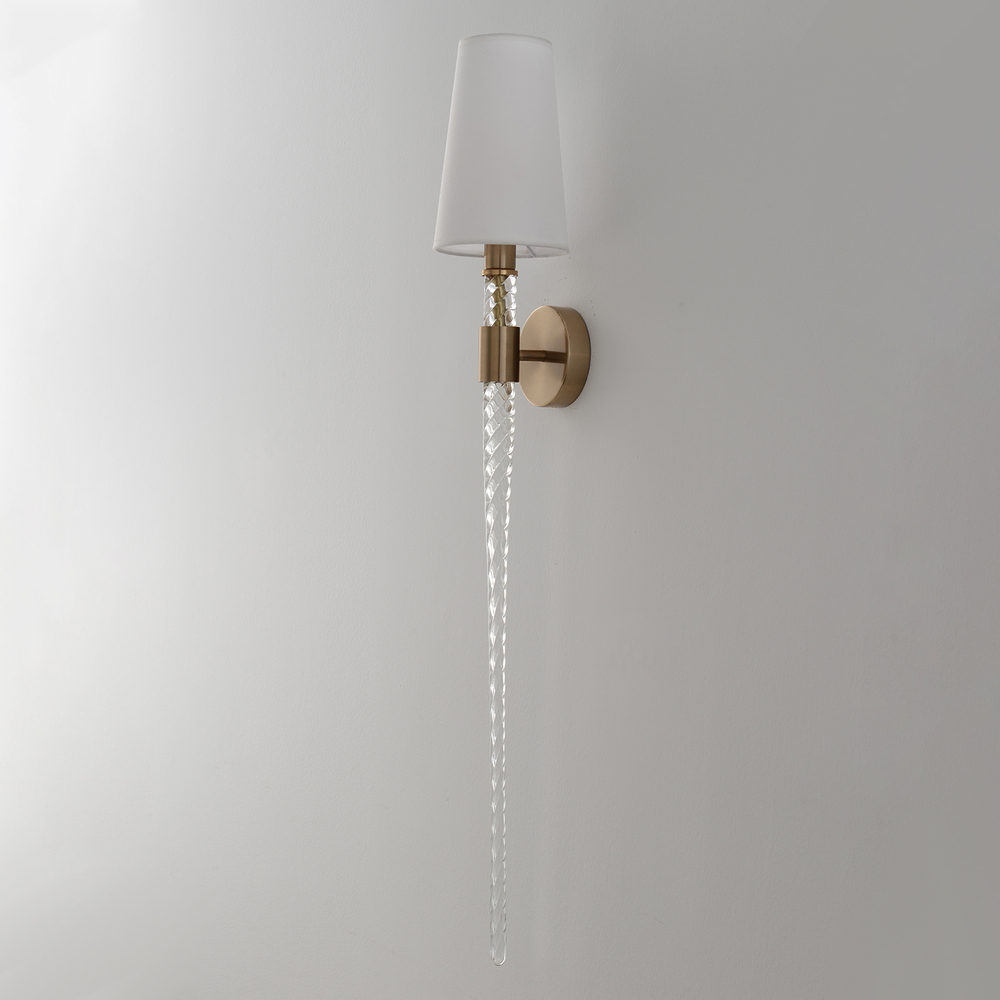 Настенный светильник Crystal Lux LUMINOUS AP1 BRASS