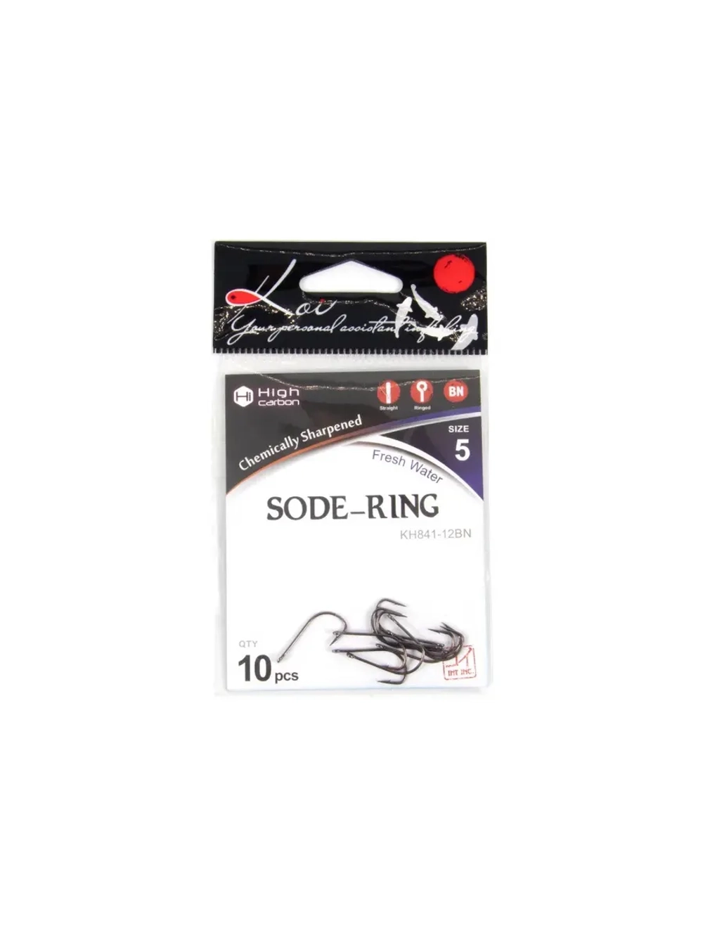Крючок KOI "SODE-RING", размер 5 (INT)/12 (AS)