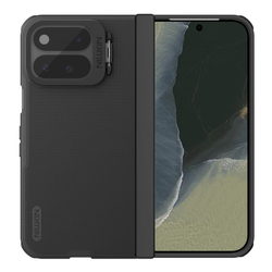 Чехол с MagSafe на смартфона Google Pixel 11 Pro Fold, серия Super Frosted Shield Prop Magnetic (версия с прозрачной откидной крышкой объектива) от Nillkin