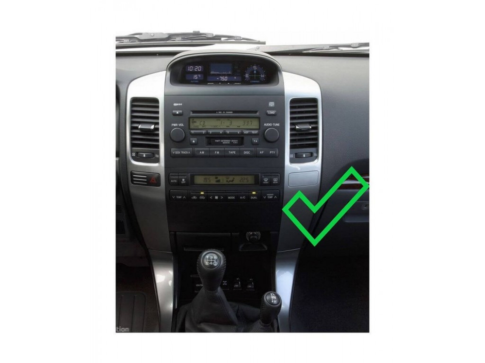 Установочный комплект для TOYOTA Land Cruiser Prado 120 2002-2009  KUBERG ZF-1116L-Q6