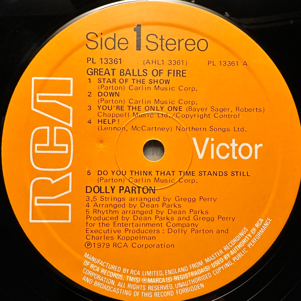 Dolly Parton - Great Balls Of Fire (Англия 1979г.)