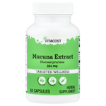Vitacost, Mucuna Extract, 334 mg, 60 Capsules