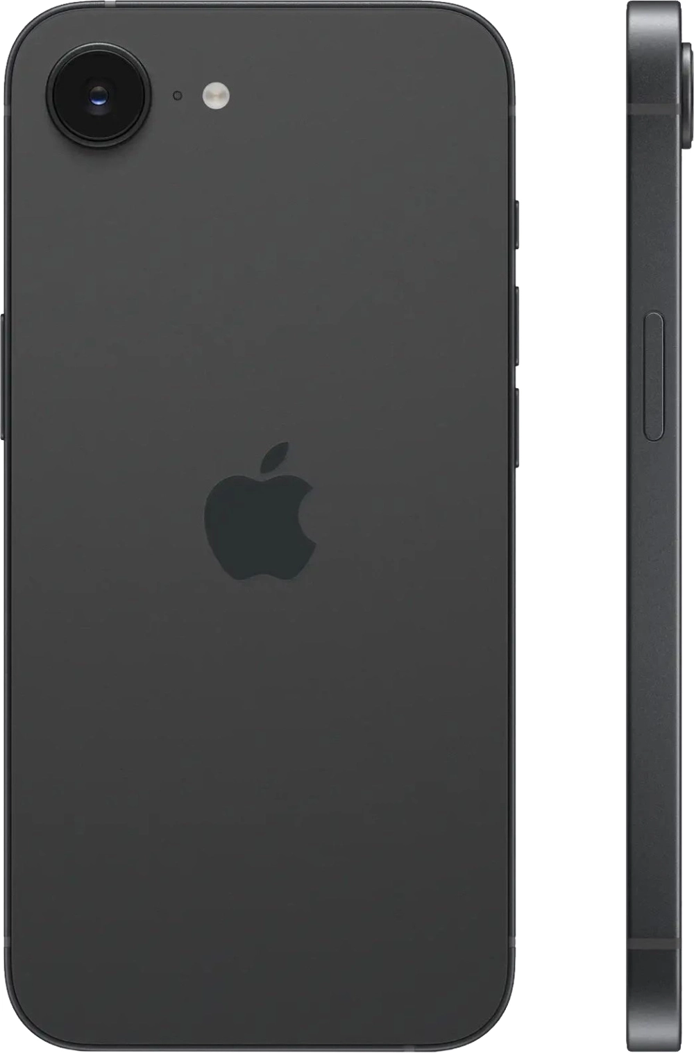 Смартфон Apple A3409 iPhone 16e 256Gb черный моноблок 3G 4G 1Sim 6.1" 1170x2532 iOS 18 48Mpix 802.11 a/b/g/n/ac/ax NFC GPS Protect