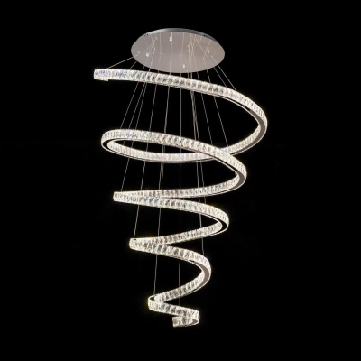 Eletto Olimpia EL330P140 LED Люстра хрустальная с пультом Хром